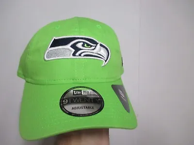 Seattle Seahawks New Era (9twenty) Mens Dad Fit (adjustable) Hat Nwt Green Cool! • $12.99