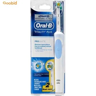 $36 • Buy Braun Oral-B Vitality ProWhite Rechargeable Electric Toothbrush With Timer New