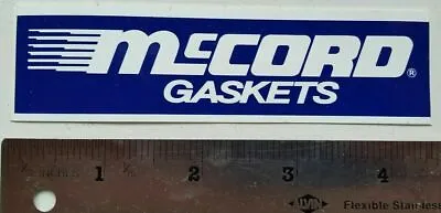 McCORD GASKETS COLLECTABLE STICKER DECAL VINTAGE RACING • $10