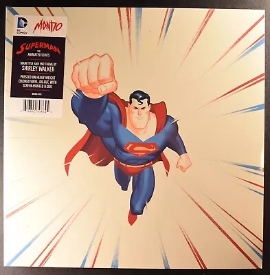 MONDO Superman SEALED Animated Series Shirley Walker Die Cut Vinyl Green Krypton • $50