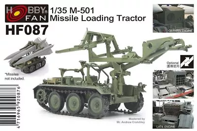 Hobby Fan 1/35 HF-087 M-501 Millile Loading Tractor (Missile Not Included) • $280.90