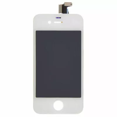 LCD Digitizer Frame Assembly For Apple IPhone 4 GSM White Front Glass Touch Top • $10.94