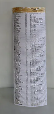 Hotel MILEAGE METER Replacement Paper Roll City Chart  Rock City Coca Cola • $9.50