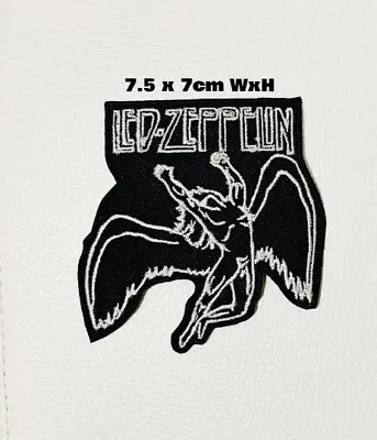 £3 • Buy Led Zeppelin Music Band Patch Sew/Iron On Embroidered Badge Jacket Jeans Bag 627
