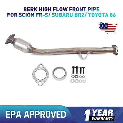 New High Flow Front Pipe For Scion FR-S/ Subaru BRZ/ Toyota 86 US • $230