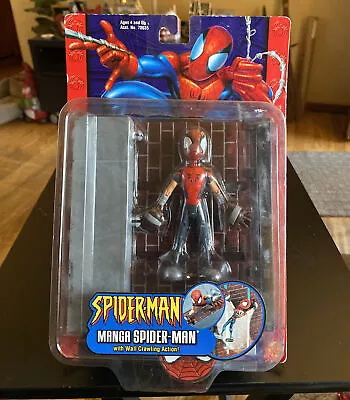 Rare 💎Spider-Man Manga With Wall Crawling Action Toy Biz Marvel McFarlane 2002 • $139.99