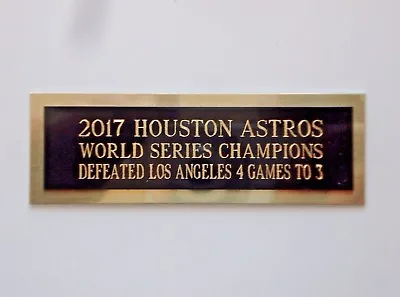 Houston Astros Champions Nameplate For An Autographed Baseball Display Case 1X3 • $4.50