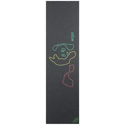 New Enjoi Mob Printed Rasta 9in X 33in Skateboard Griptape - (1 Sheet) • $18.95