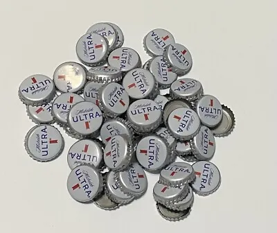 Michelob Ultra Beer Bottle Caps Lot Of 62 Caps Craft Decor Collectible • $4