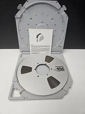 NEW Quantegy 456 Grand Master Tape METAL REEL 10-1/2  10.5  NAB 1/4 In X 2500 Ft • $72