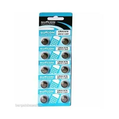 20x Ag13 Lr44 Sr44 L1154 357 A76 Alkaline Buttoncells Batteries • £3.99