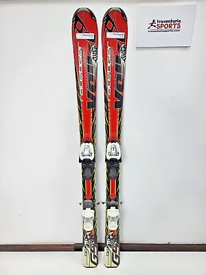 Völkl Racetiger GS R JR 130 Cm Ski + Marker 7 Bindings Winter Sport Snow Fun • $112.49