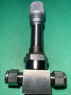 Nupro SS-4BMW  Metering Valve Preowned Excellent Condition. One Day Shipping. • $59