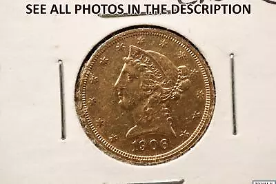 NobleSpirit No Reserve (SM) 1906-S US Coronet Head GOLD $5 Coin Choice XF • $632