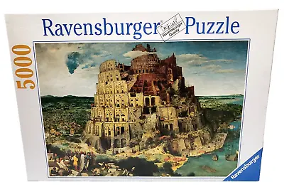 Ravensburger Tower Of Babel Jigsaw Puzzle 5000 Pc Brueghel The Elder Family Gift • $89.99
