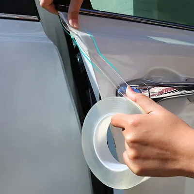 Car 5M Clear Bumper Hood Door Edge Guard Protector Film Scratch Sticker Roll • $8.78