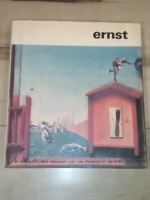 Vtg. Artist Max Ernst Italy 1975 Hardcover Book HCWDJ Color Plates Prints RARE • $79.99