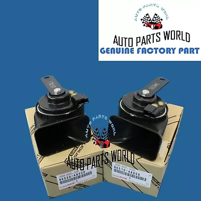 Genuine Oem Toyota Avalon Camry Venza Lexus Es Rx High & Low Pitched Horns Set • $85.95