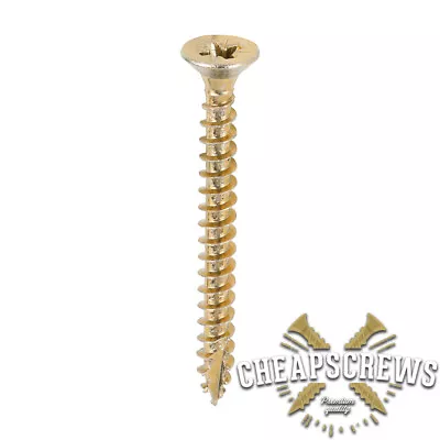 £4.21 • Buy WOOD SCREWS CHIPBOARD SCREW SELF TAPPING HIGH QUALITY TURBO #8 4mm  16mm-80mm