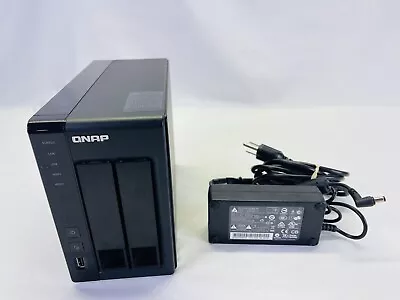 QNAP TS-219P II NAS Network Attached Storage 2x 2TB Seagate Drives W/ Power Cord • $125