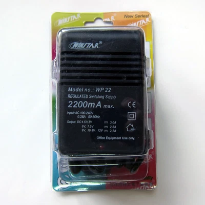 $26.99 • Buy New 2.2A Multi-Voltage Universal Power Adapter Supply DC Converter 5V 6V 9V 12V