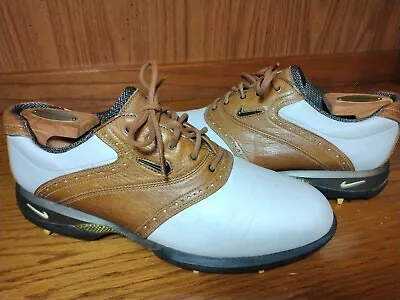 Nike Air Sports Performance Men's Golf Shoes Sz 8.5 (040709 Y3) T.A.C. Bottoms • $34.11