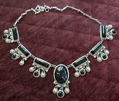 Set:  Mexico Sterling Necklace & Earrings - 18 1/2 Inches 50 Grams • $139.50