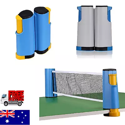 Portable Table Tennis Net Rack Retractable Adjustable Table Tennis Net And Post • $20.99