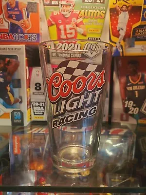 Vintage Coors Light Racing 16oz. Pint Drinking Glass MAN CAVE GIFT • $14