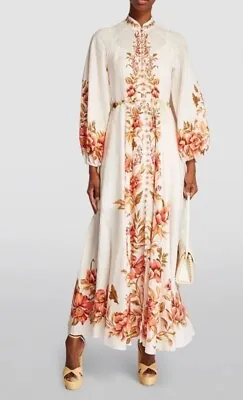 BNWT Zimmermann Vacay Billow Long Dress Size 0 • $480