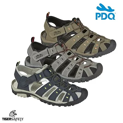 PDQ M040 Mens Summer Sport Adventure Trail Closed Toe Walking Sandals Shoes • £21.90