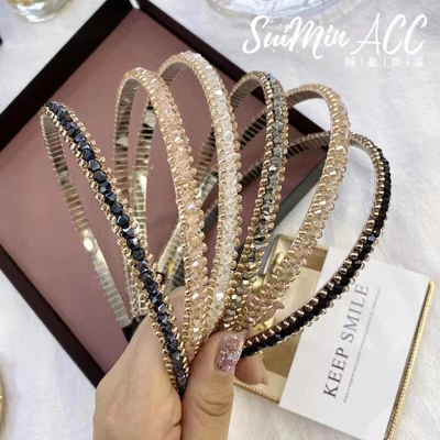 Crystal Headbands Alice Bands Jewel Gems Pearls Hair Band Girl Ladies Handmade • £3.29