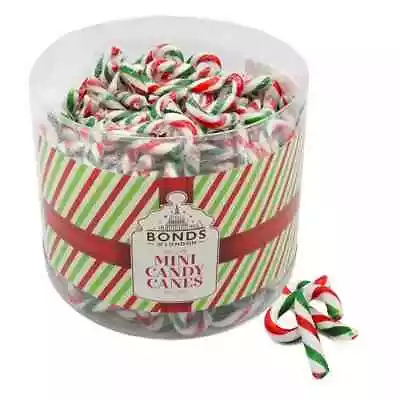 Peppermint Mini Christmas Candy Canes X 250 (full Tub) Xmas Bulk Retro Sweets • £21.95