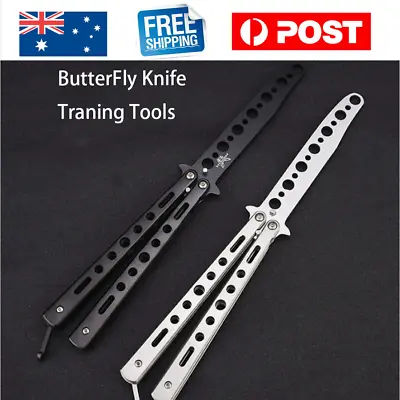 CSGO Butterfly Knife Trainer Balisong Training SaftyPractice Combo Folding Knife • $16.99