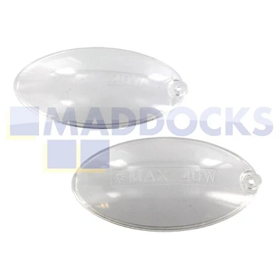 £19.74 • Buy Indesit-Whirlpool Smeg Oval-Shaped Cooker Hood Bulb Light Diffuser Cover Panel