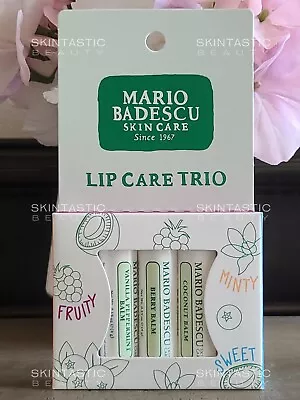 Mario Badescu Lip Care Trio (Berry Vanilla Peppermint Coconut) • $16.99