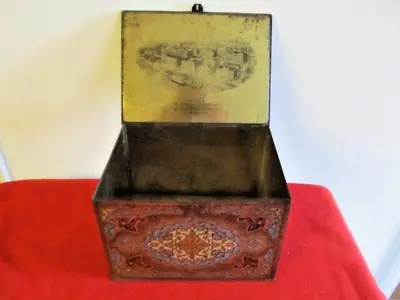 Vintage H. J. Heinz 57 Company Large Biscuit Tin Lithograph Box ~ Early 1900's • $69