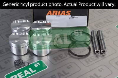 Arias Forged Pistons 8.7:1 89.00mm For Nissan 240SX KA24E 2.4L 12V A3520300 • $741.30