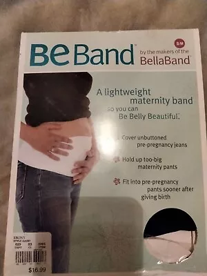 BE Band By BellaBand Maternity Belly Band S/M Hide Unbuttoned Jeans Support  • $11.11