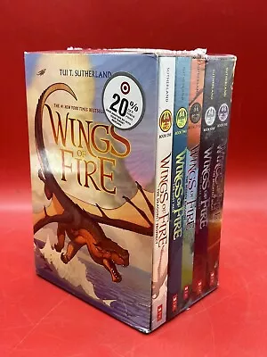 Wings Of Fire Boxset Books 1-5 (Wings Of Fire) By Tui T Sutherland New/Sealed • $44.44