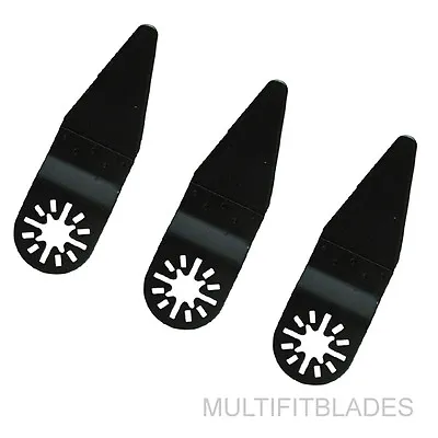 3 X Oscillating Tool Tapered Sealant Cutter - Milwaukee Multi Tool Compatible • $10.95