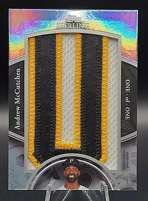 2024 Topps Sterling Andrew McCutchen Letter Patch Card  U  1/1 GAME USED Pirates • $350