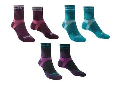 Bridgedale Women's Ultra Light T2 Merino Sport 3/4 Crew Sock 710202 Assorted  • $21.78