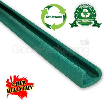 50 X 45-60mm X 2M JIFFY OCEAN GREEN FOAM EDGE GUARDS PROFILES STRIPS- 100 METRES • £126