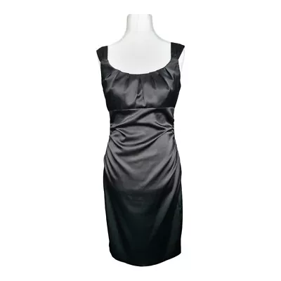 Maggy London Womens Black Formal Dress Sleeveless Evening Cocktail Size UK 10 • £23.99