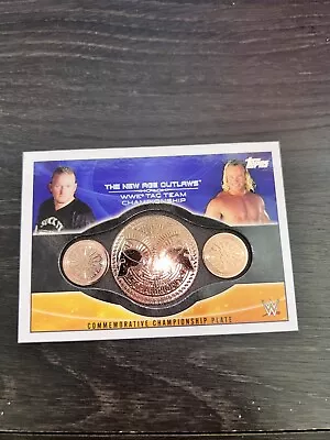 The New Age Outlaws Wwe Tag Team Championship Plate Card • $10
