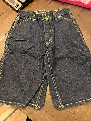 Vintage Y2K Youth Boys Nautica Denim Shorts Size 16 • $13.50