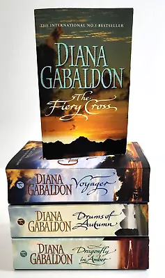 $39 • Buy 4 X Diana Gabaldon Paperback Books Bundle Lot Historical Adventure Mystery Novel