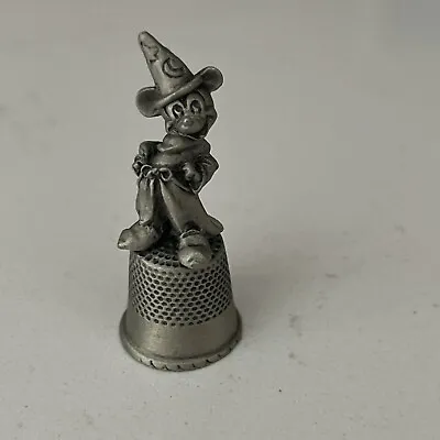 Walt Disney Pewter Thimble Mickey Mouse Sorcerer’s Apprentice • $16