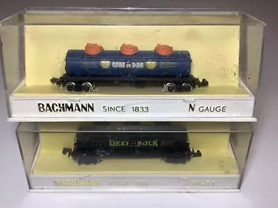 2 Bachman Tank Cars DEEP ROCK & UNION 76 • $12.50